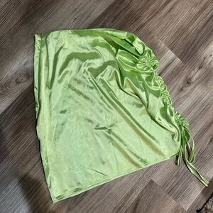 SATIN MINI SKIRT
